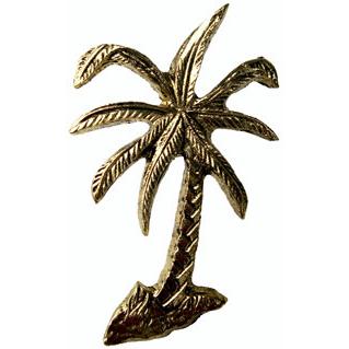Emenee MK1223-ABB Home Classics Collection Palm Tree 2-1/2 inch x 1-1/2 inch in Antique Bright Brass this & that Series